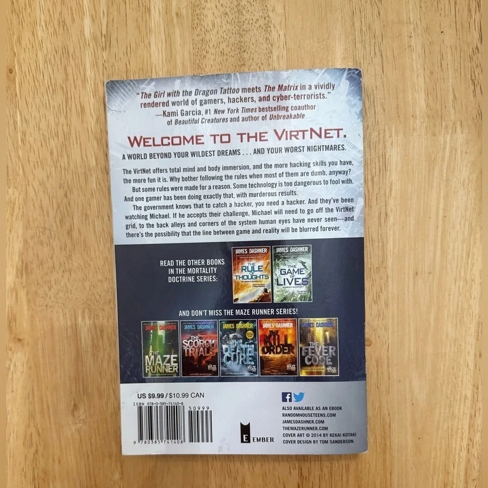 The Eye of Minds Paperback First Ember Edition 2014 Book by James Dashner